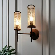 crackle glass lamp
